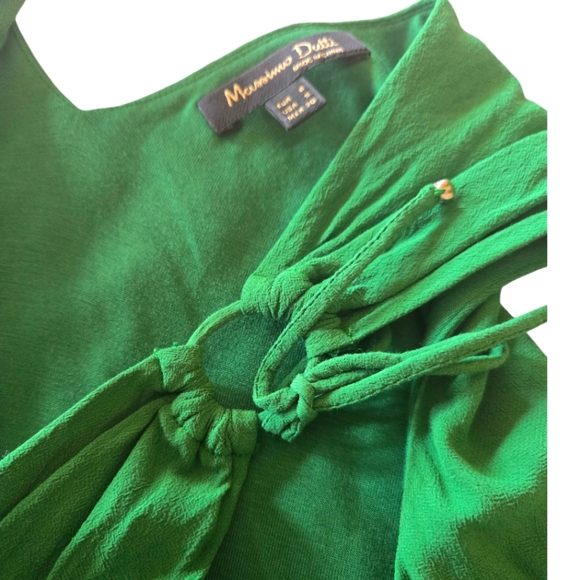 New Massimo Dutti Green Top - Picture 3 of 3